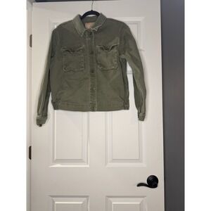 Gibson Latimer Denim Jacket Large Green